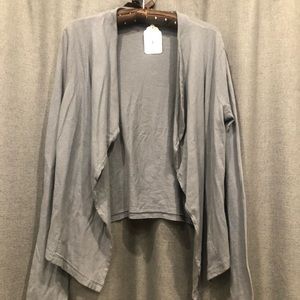 Velvet lightweight open cardigan